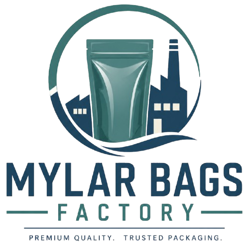 mylar bags factory logo